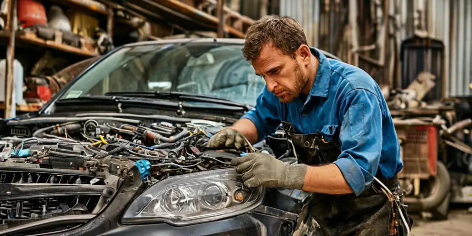 Снятие/установка стартера Мерседес Спринтер